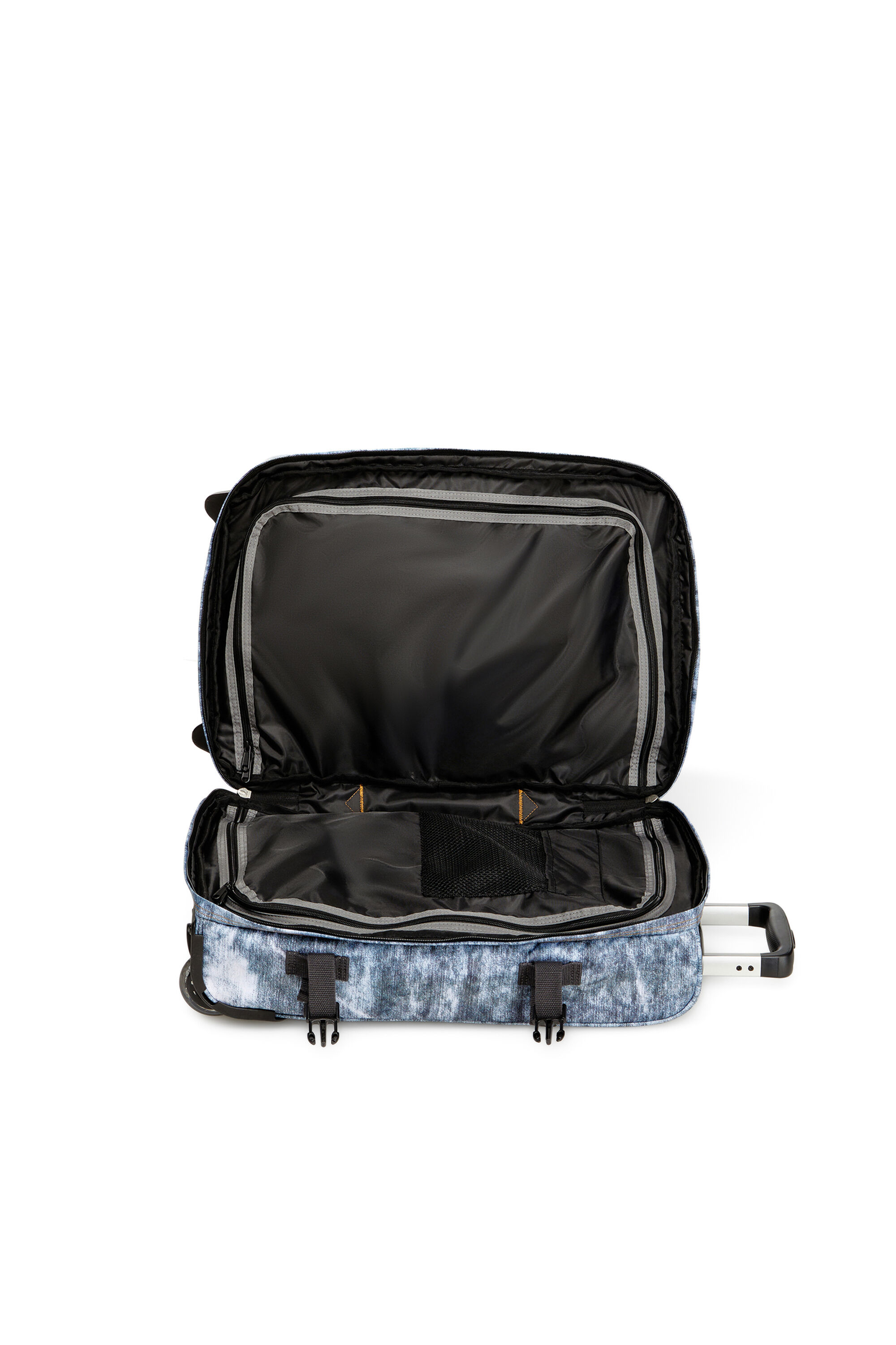 Diesel - DIESEL TRANSIT'R S, Unisex's Cabin bag in trompe l'oeil denim in Blue - 4