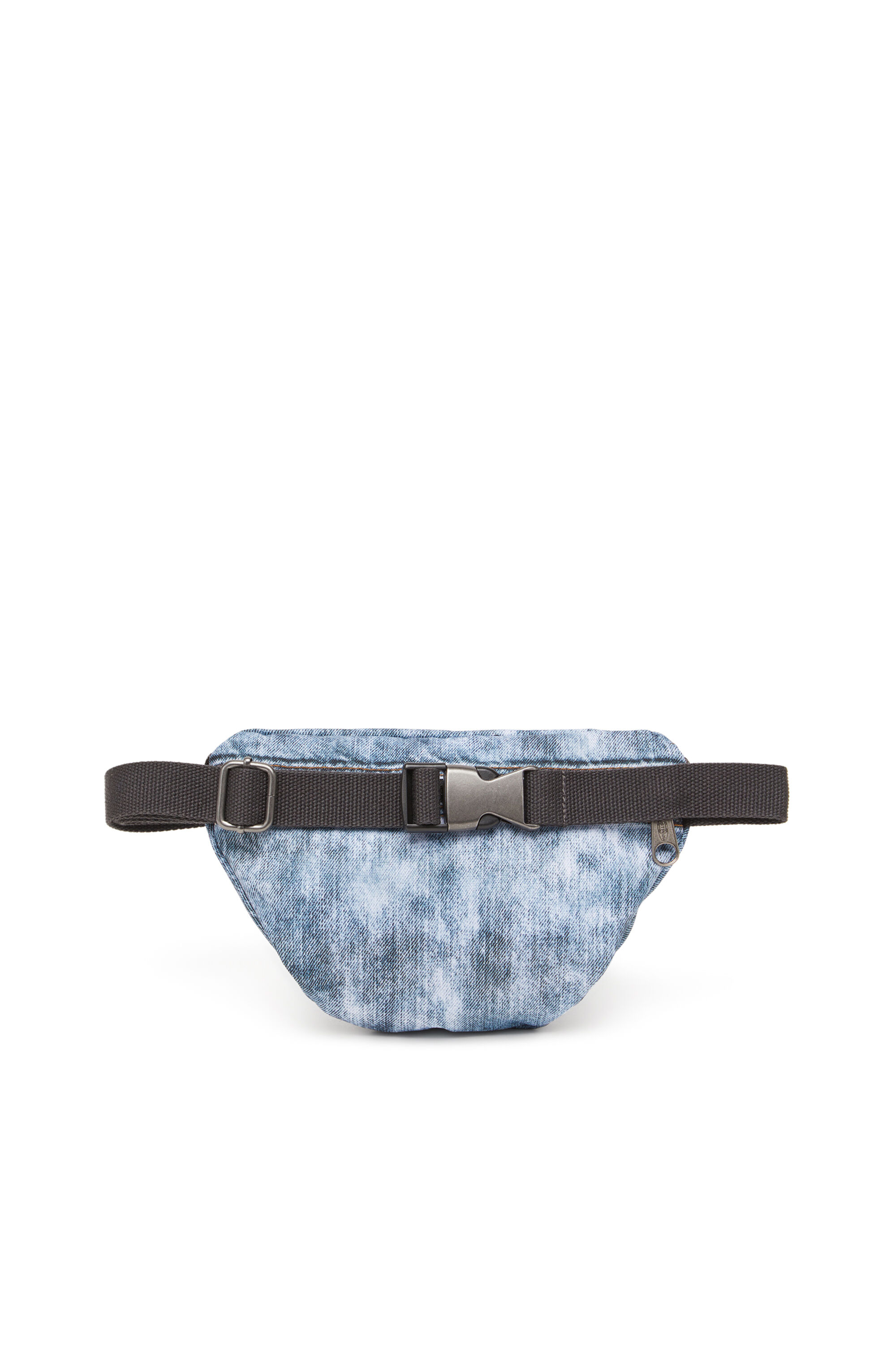 Diesel - DIESEL SPRINGER, Unisex's Belt bag in trompe l'oeil denim in Blue - 3
