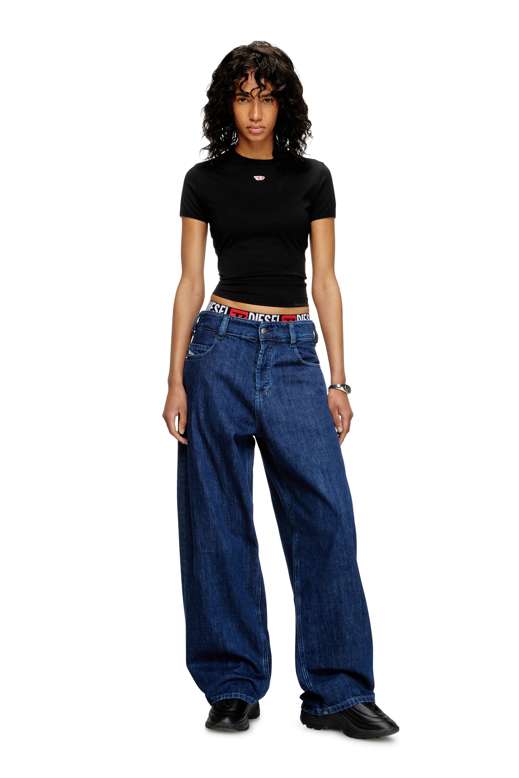 Diesel - Unisex's Relaxed Jeans 1997 D-Enim-M 0DBDX, Dark Blue - 7