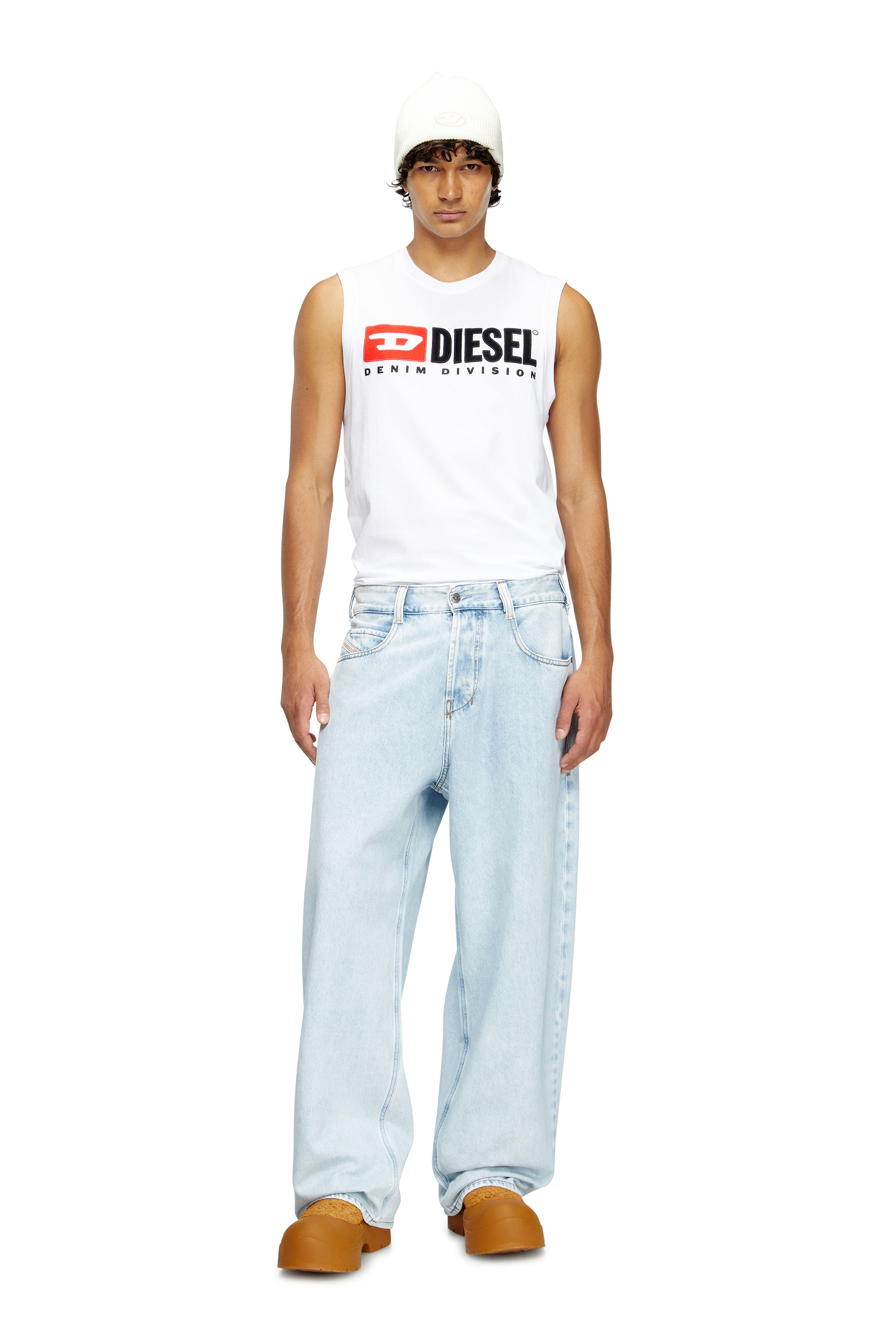 Diesel - Unisex's Relaxed Jeans 1997 D-Enim-M 09M74, Light Blue - 3