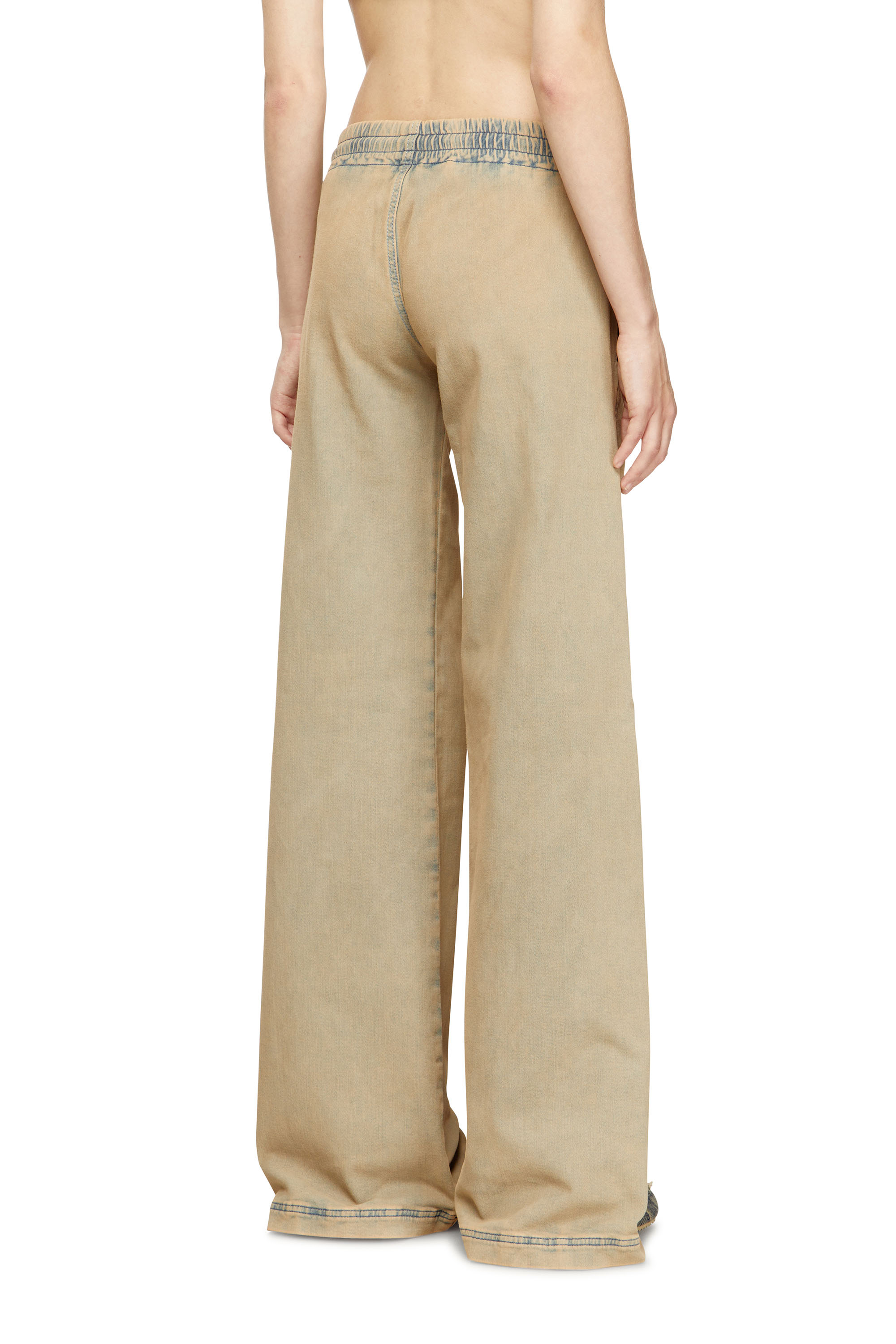 Diesel - Woman's Relaxed 2078 D-Ainty Joggjeans® 09M33, Blue/Beige - 4