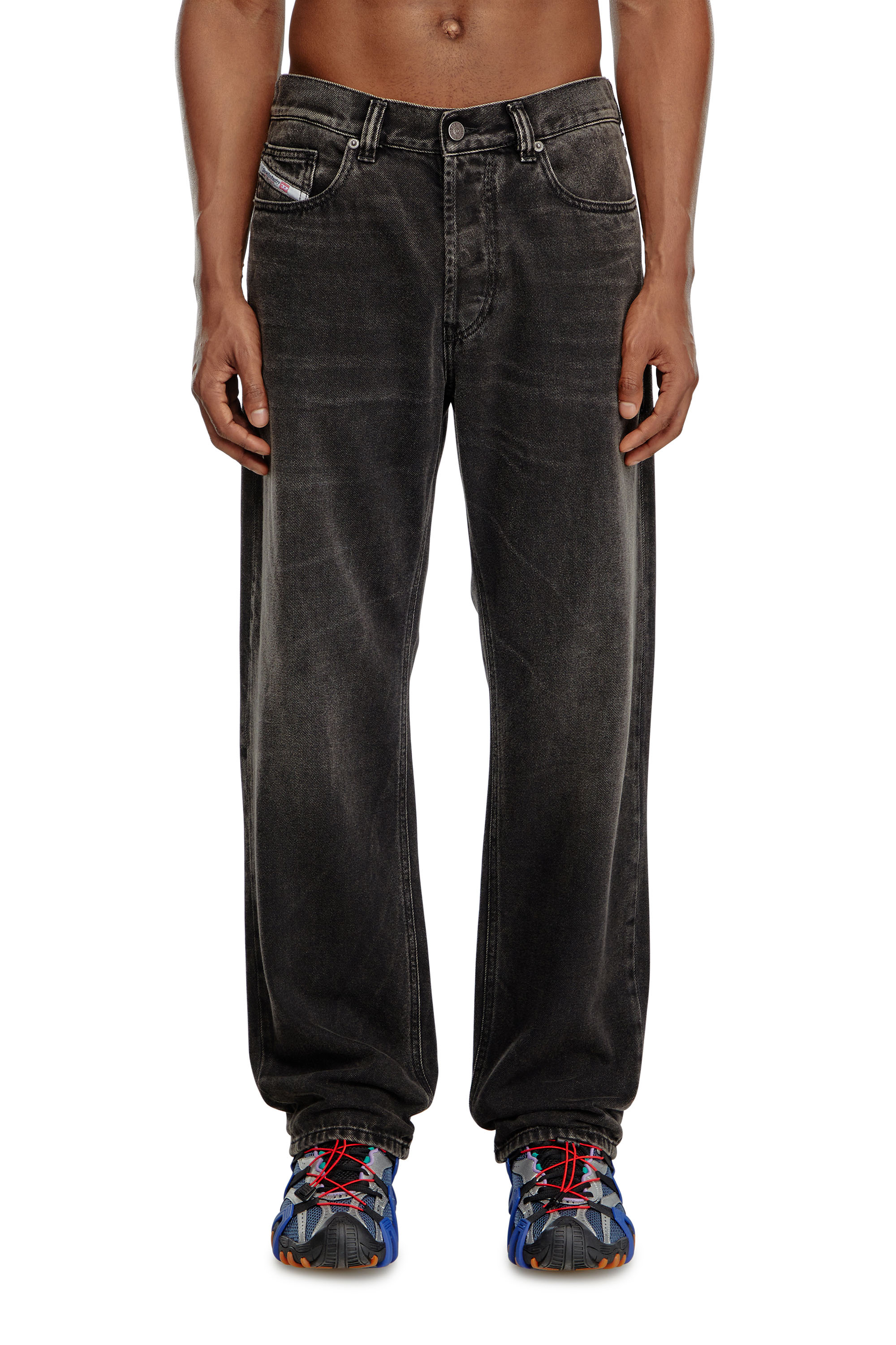 Diesel - Man's Regular Jeans 2024 D-Macs 09J96, Black/Dark grey - 2