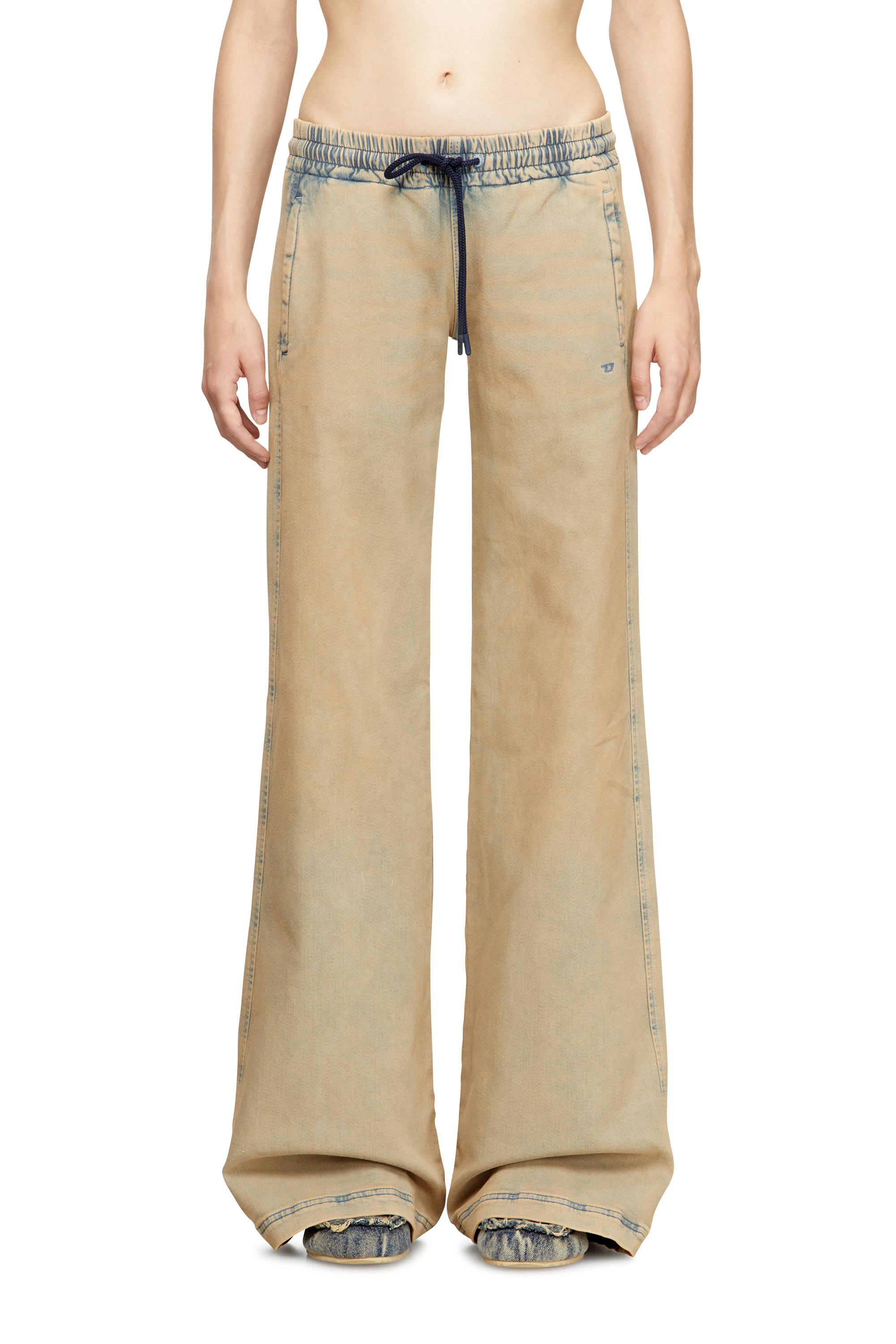 Diesel - Woman's Relaxed 2078 D-Ainty Joggjeans® 09M33, Blue/Beige - 1