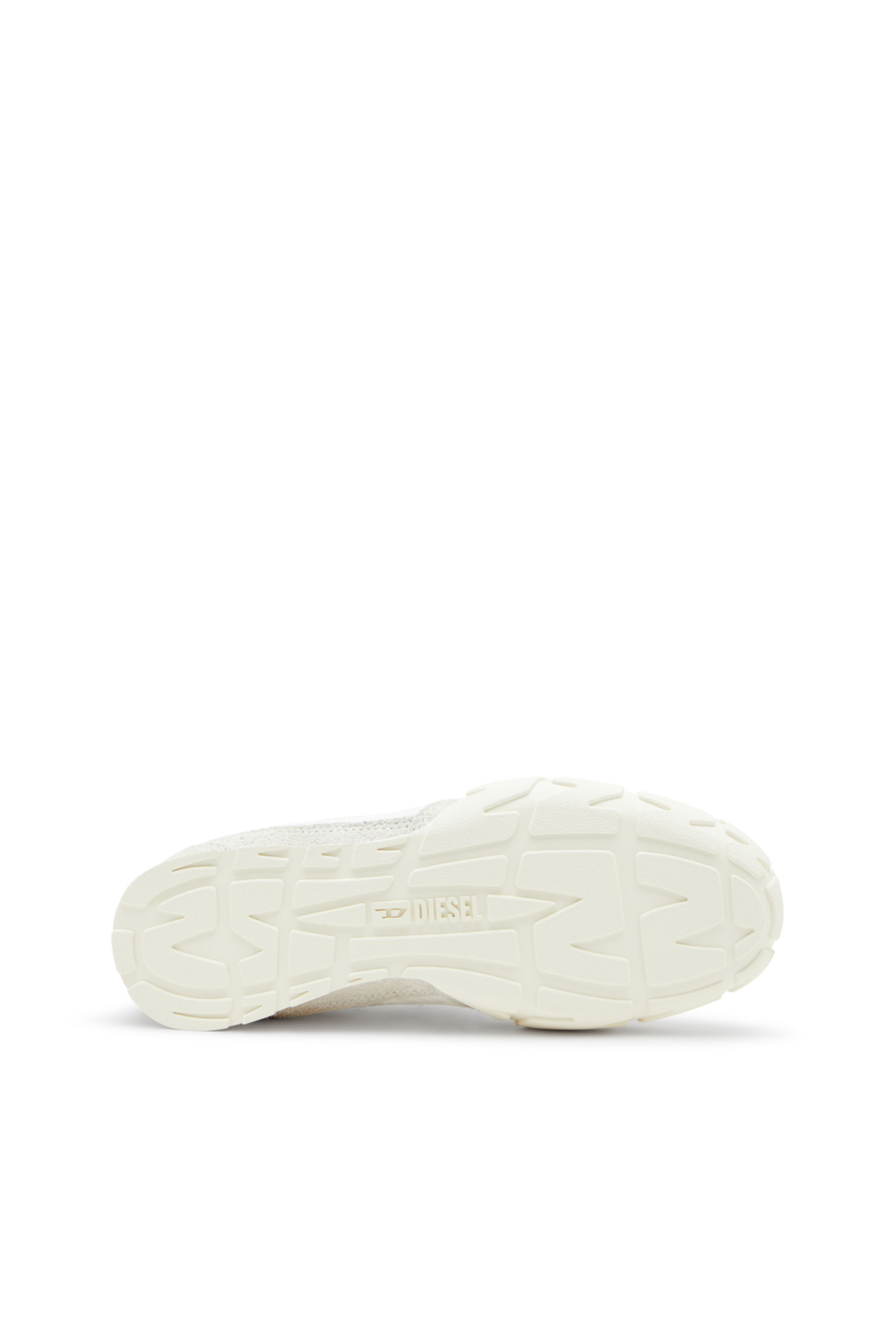 Diesel - S-PAGODHA LOW W, Woman's Sneakers in leather, suede and ripstop in White/Red - 4