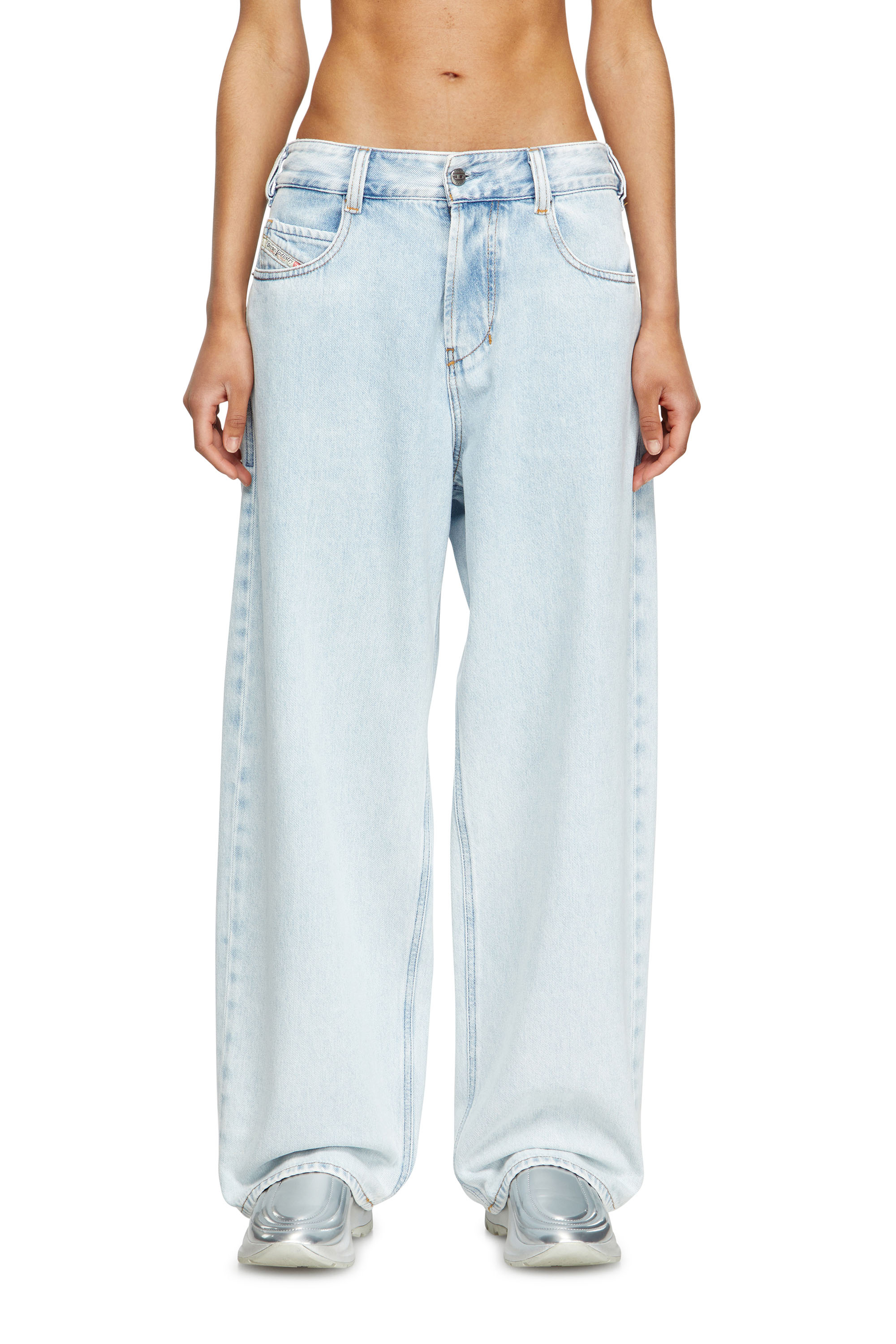 Diesel - Unisex's Relaxed Jeans 1997 D-Enim-M 09M74, Light Blue - 1